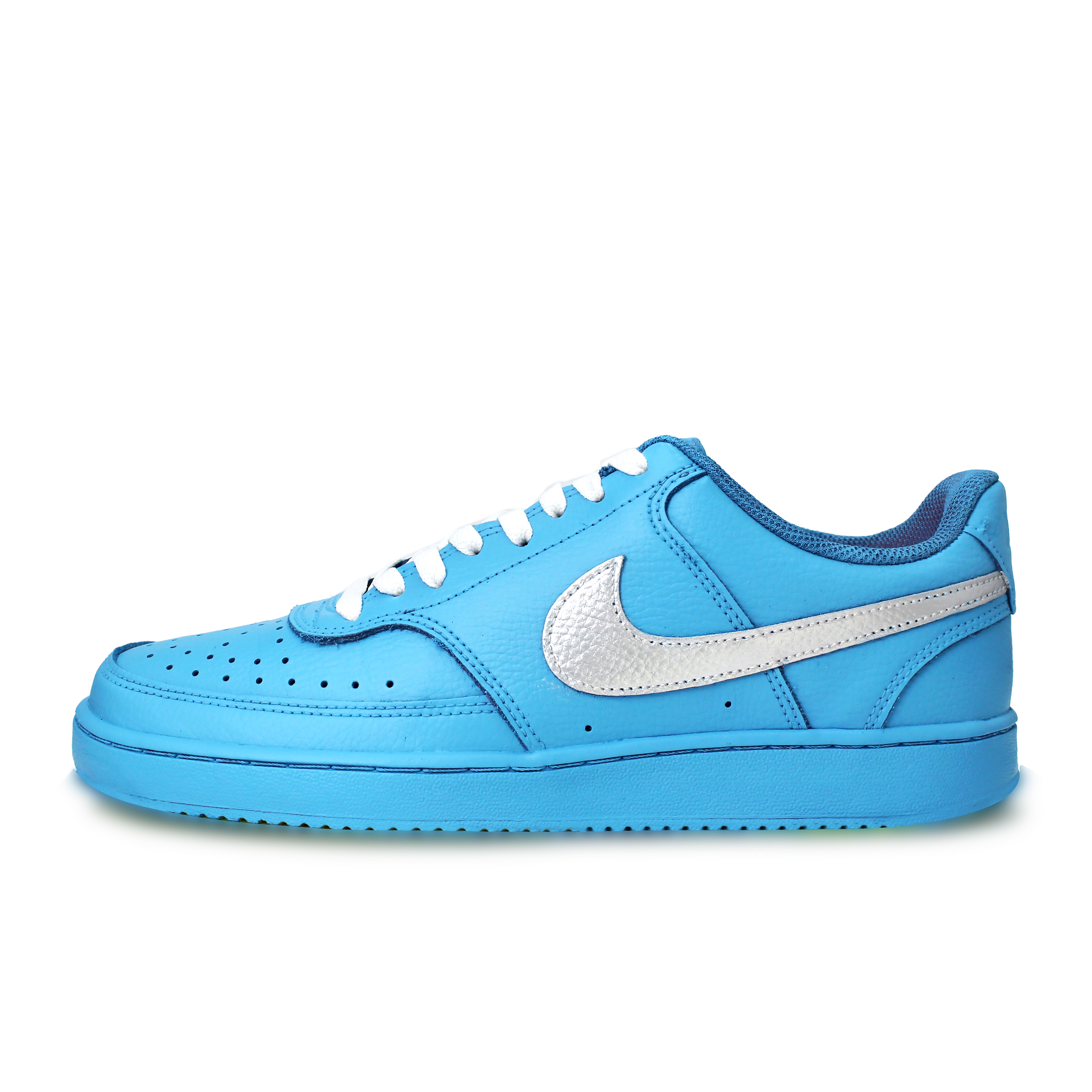 

Nike Кроссовки Court Vision 1 с низким верхом, износостойкие, легкие и дышащие, мужские, сине-серебристые