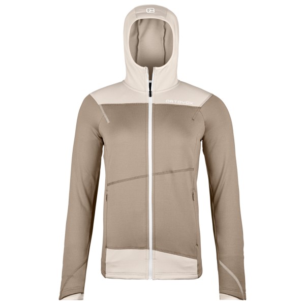 

Женская флисовая легкая толстовка с капюшоном - флисовая куртка Ortovox, серый