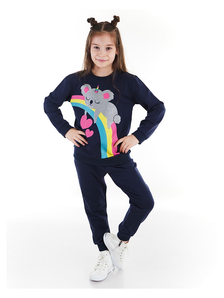 

Спортивные брюки Denokids 2tlg Outfit Koala, темно-синий