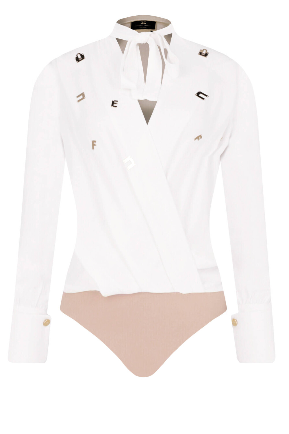 

Боди Elisabetta Franchi Regular Fit, белый