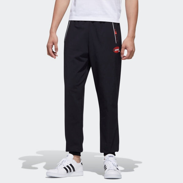 Спортивные штаны adidas neo M Artist Tp Casual Sports Bundle Feet Long Pants Black, черный — фото 2
