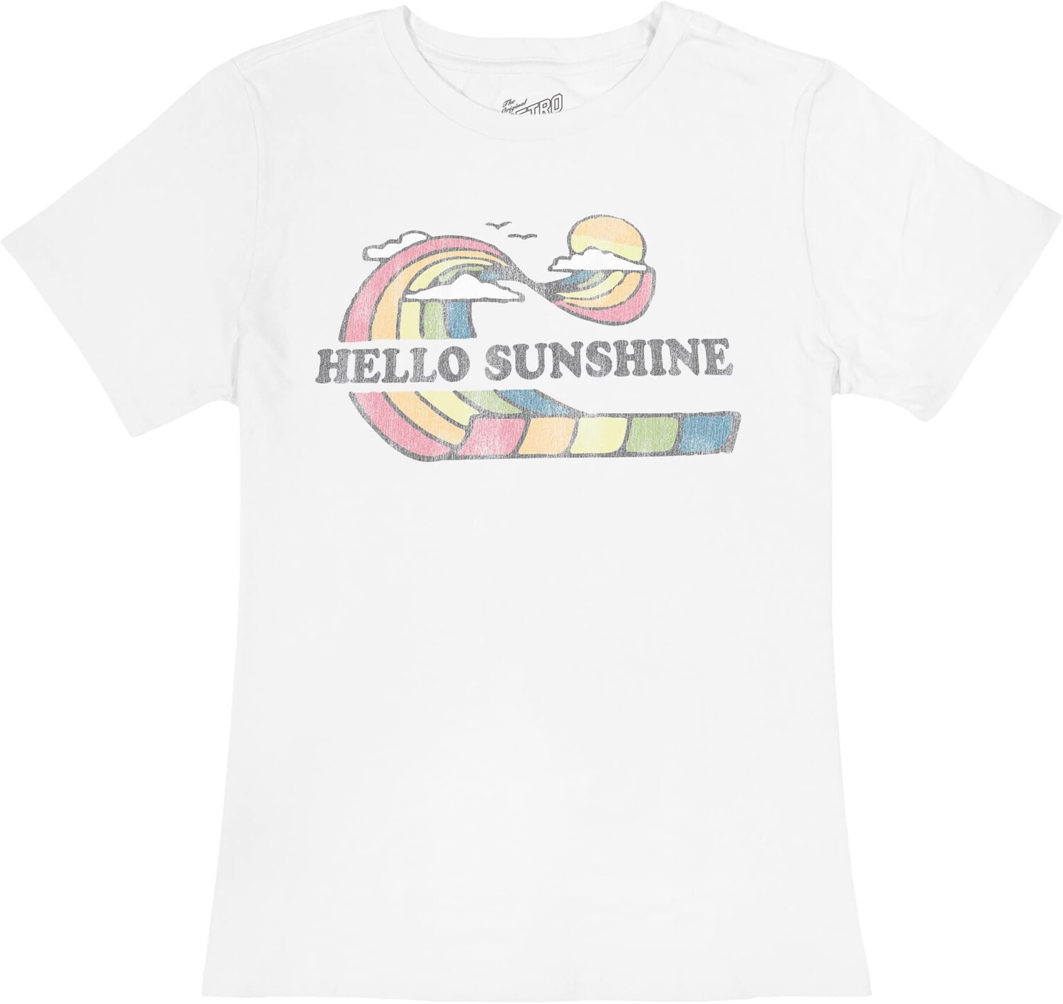 

Футболка The Original Retro Brand Kids Hello Sunshine Cotton Crew Neck Tee, белый