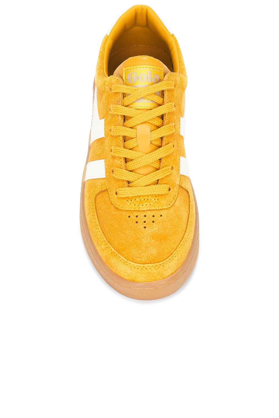 Кроссовки из замши Grandslam для женщин Gola, sun & off white & gum — фото 4