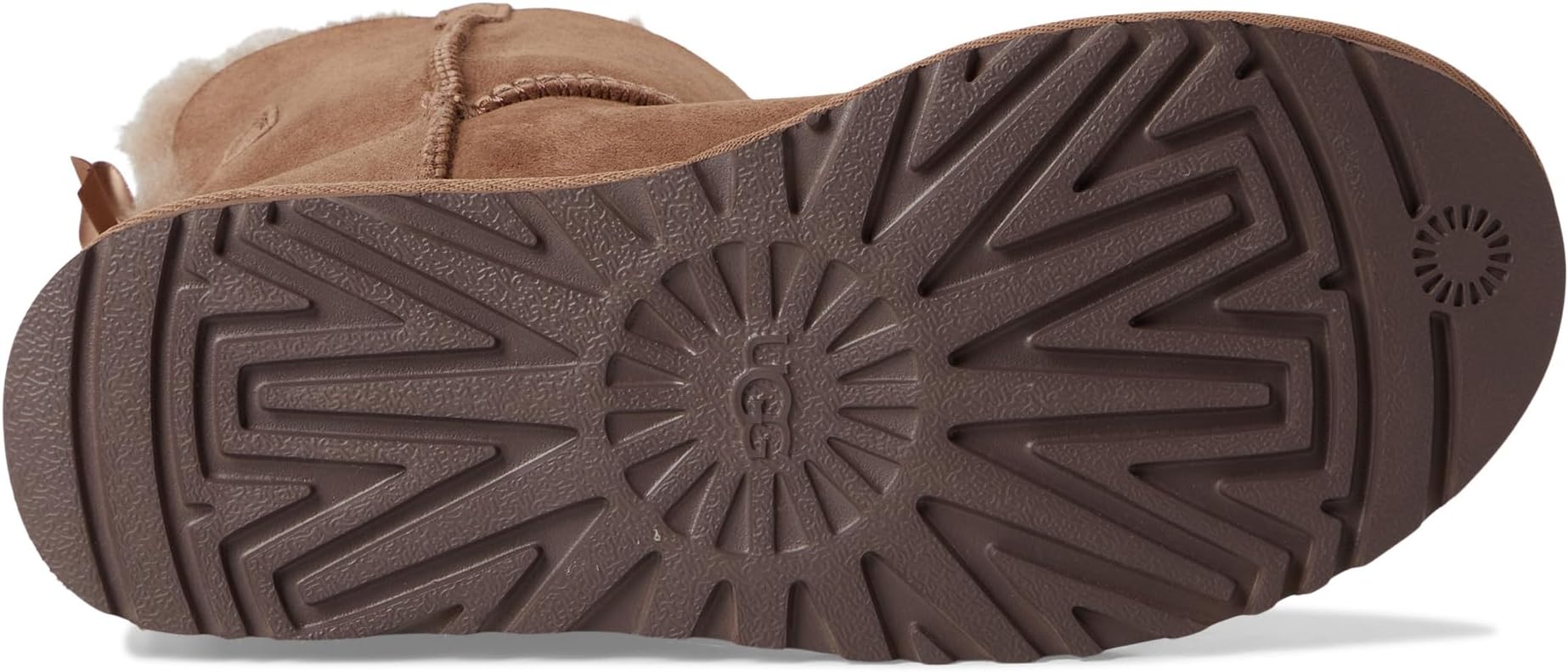 Ботинки UGG Mini Bailey Bow II, коричневый — фото 3