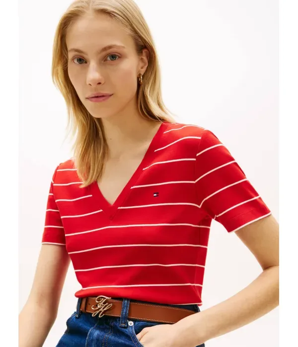 Футболка CODY slim fit Tommy Hilfiger, красный — фото 4