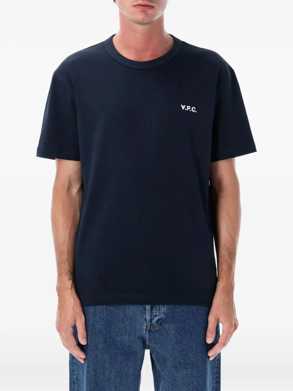 

Футболка с логотипом A.P.C., синий