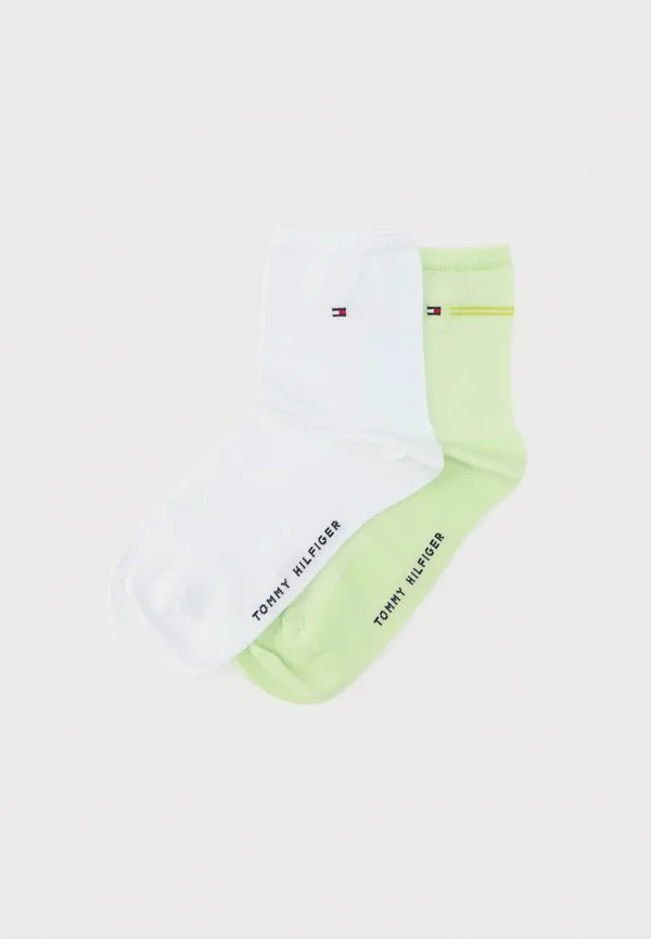 Женские короткие носки, комплект из 2 пар. Tommy Hilfiger, Lime
