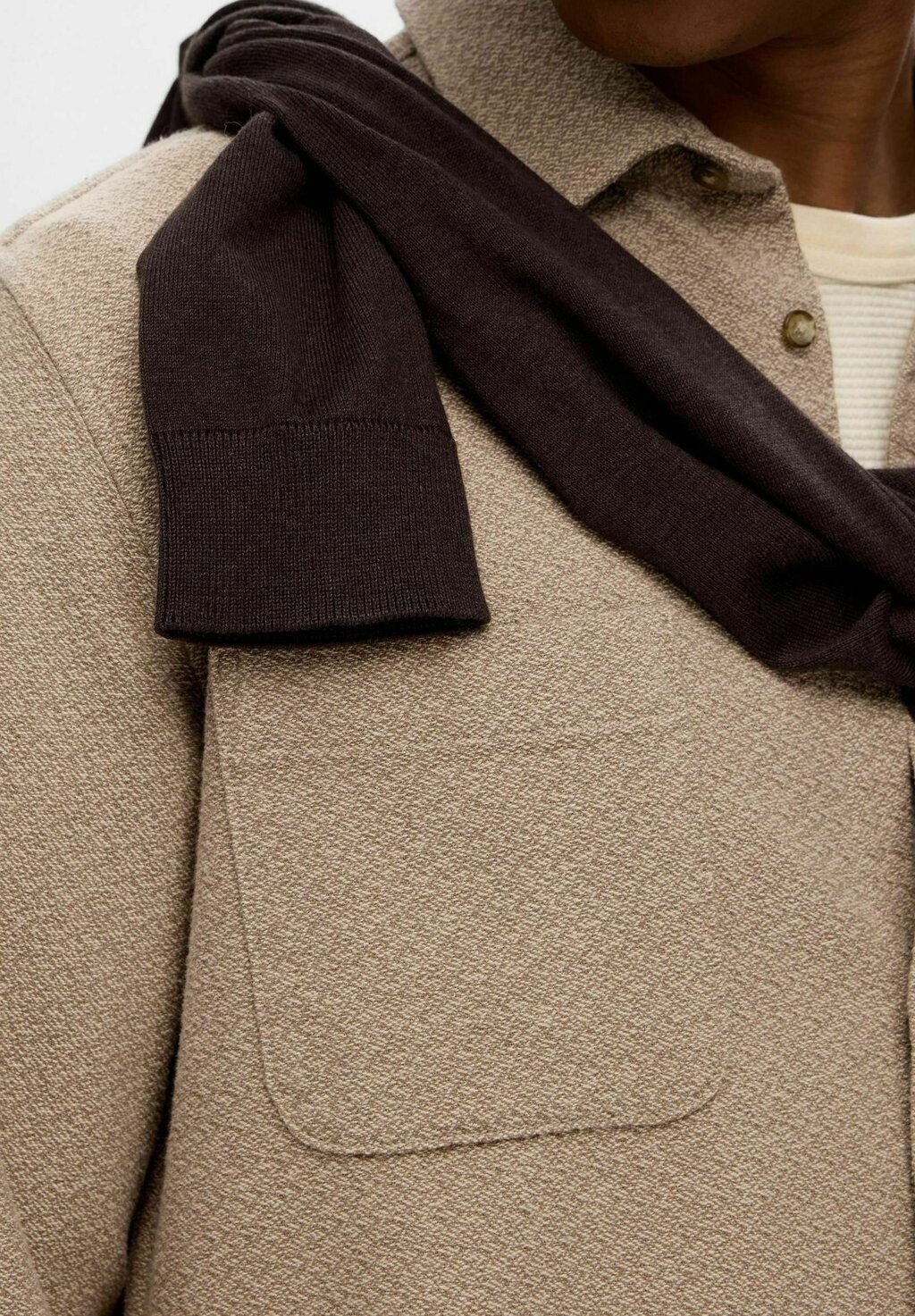 

Рубашка Selected Homme, песочный