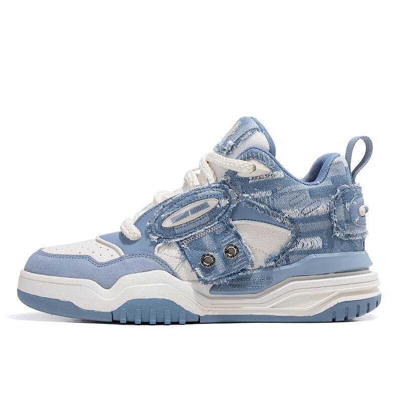 

Кроссовки Victoria Angel VIDORY ANGEL Skateboarding Shoes Men High-top White, белый/синий