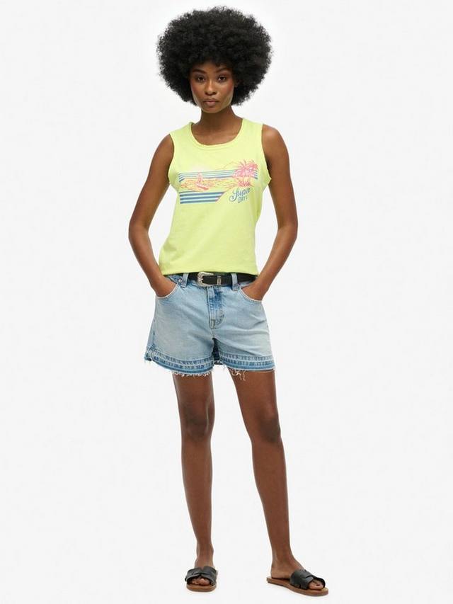 Футболка Outdoor Stripe с круглым вырезом Superdry, Dry Fluro Yellow — фото 3