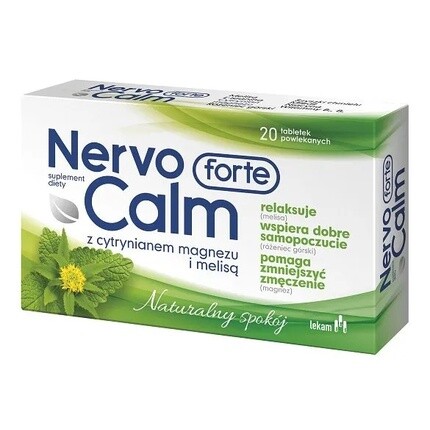 

Nerve Support Forte - 20 травяных таблеток для ухода за нервной системой Vitazen