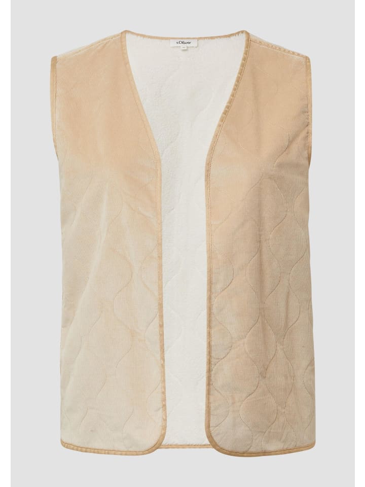 

s.Oliver Жилет для помещений в 8401_sandstein