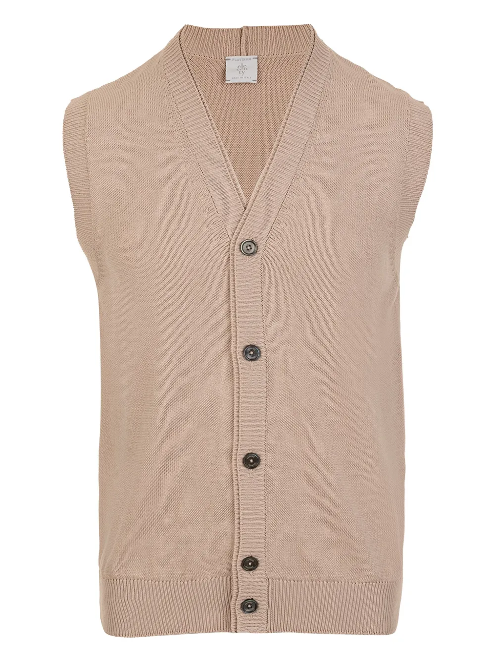 

Жилет на пуговицах Eleventy, бежевый