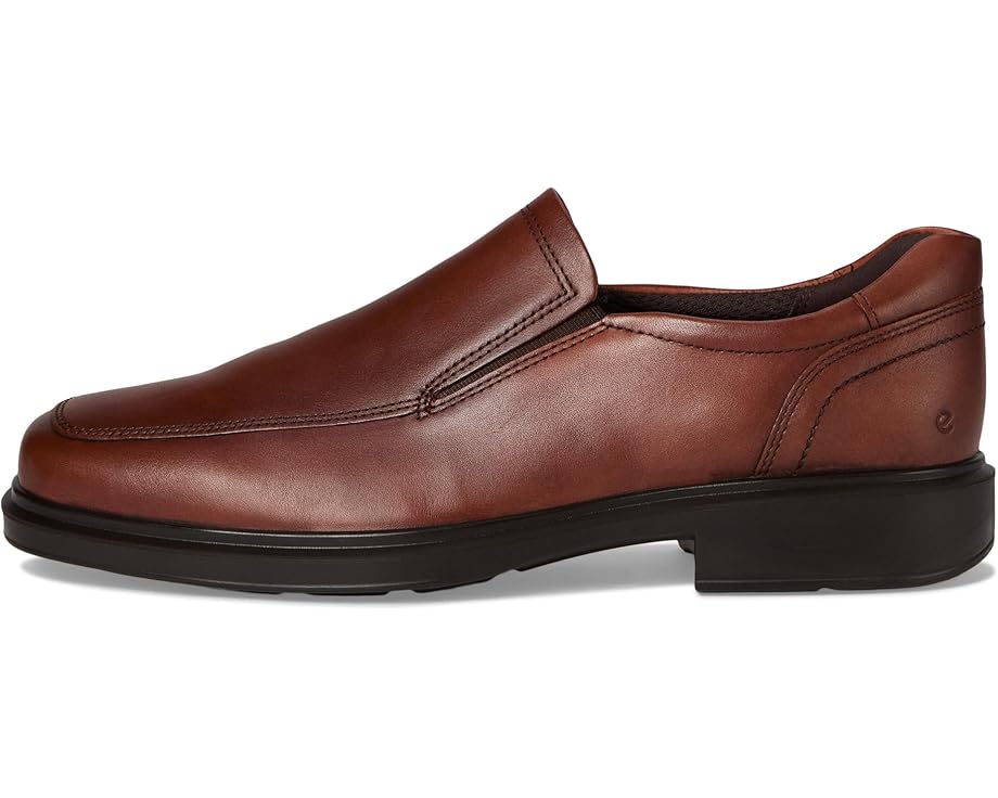 Мужские лоферы ECCO Helsinki 2.0 Apron Toe Slip-On, Cognac/Cognac — фото 4