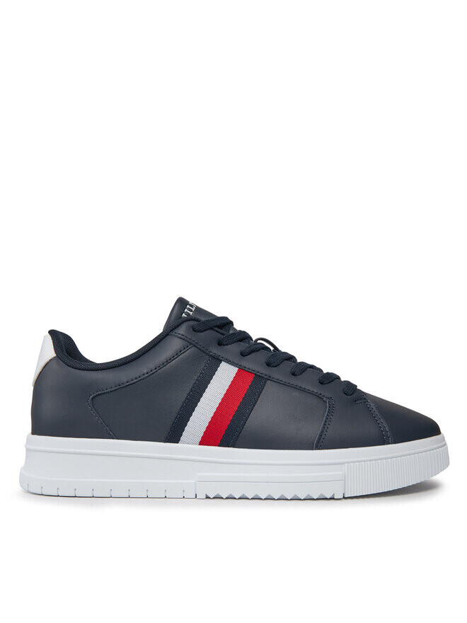 

Кроссовки Supercup Lth Stripes Ess Tommy Hilfiger, темно-синий