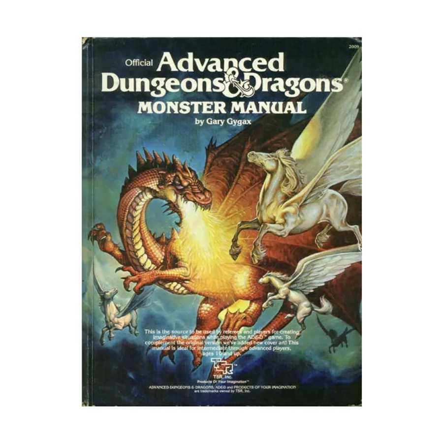 

Monster Manual (2nd Cover, Orange Spine), Advanced Dungeons & Dragons (1st Edition) - Core Books, Box Sets & Miscellaneous, твердый переплет