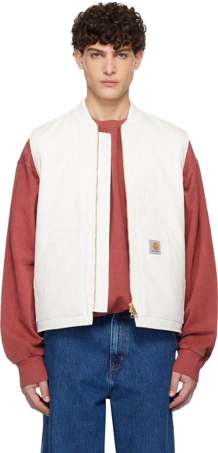 

Белый зимний жилет Carhartt Work In Progress