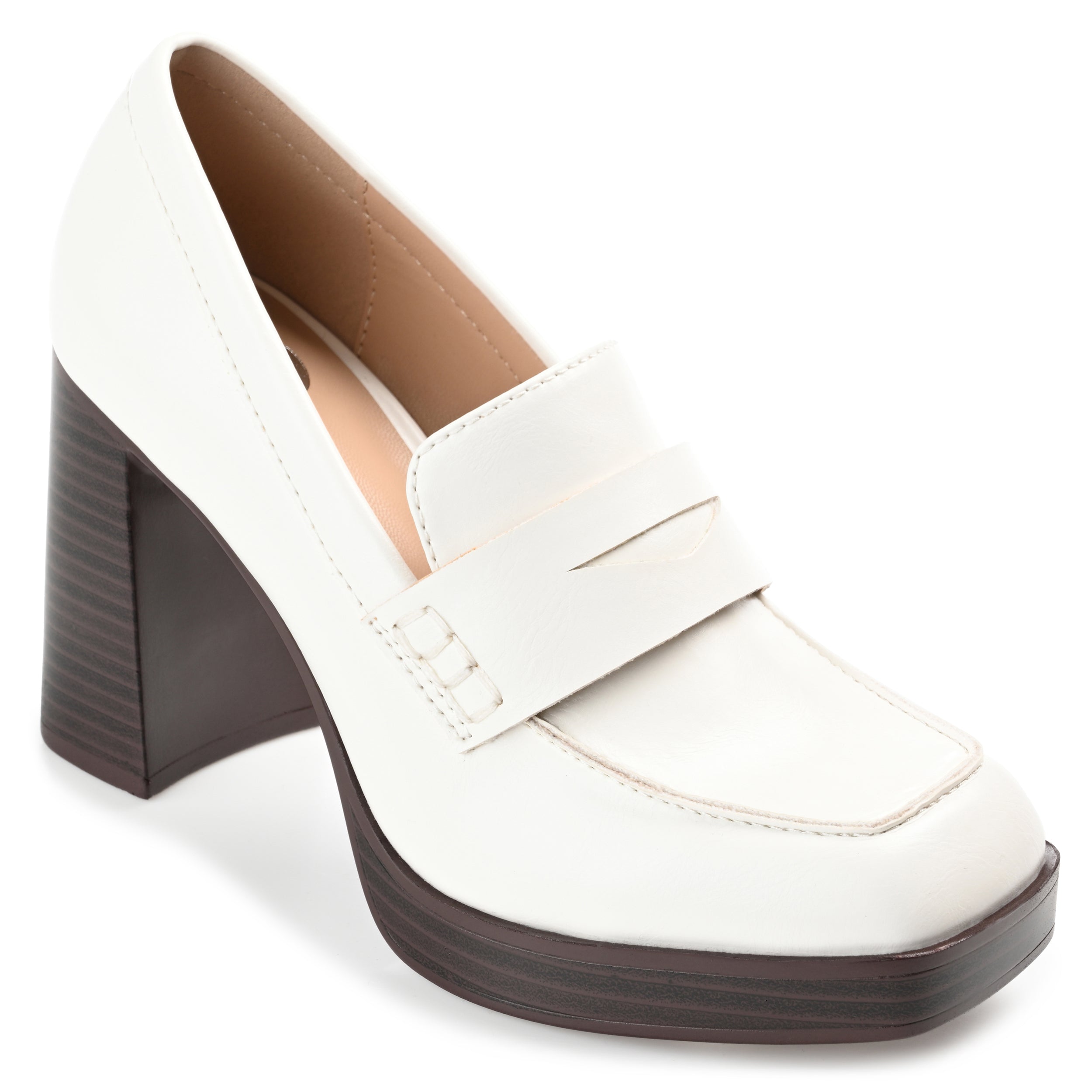 Женские туфли-лодочки Ezzey Wide из коллекции Journee, белый