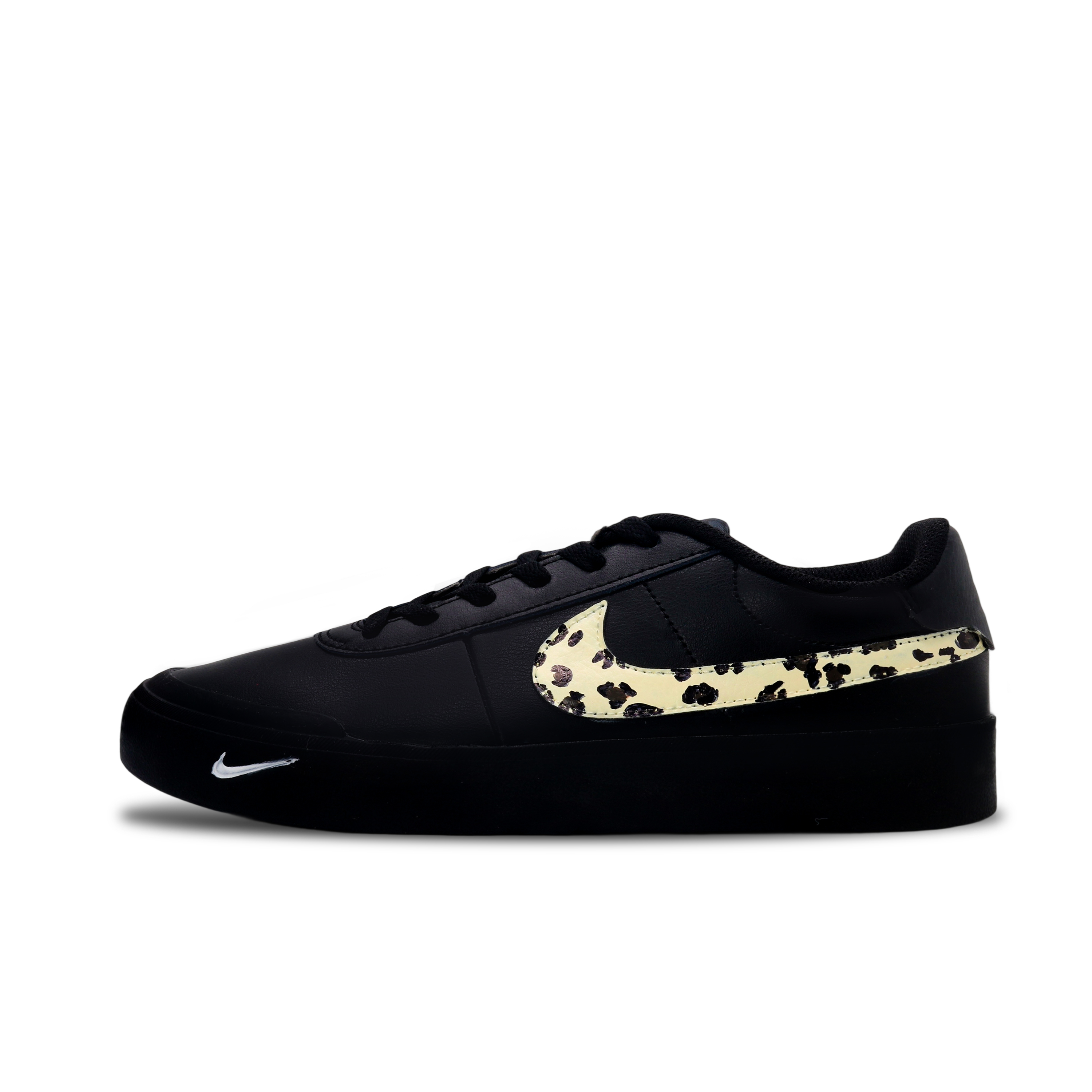 

Nike Кроссовки Court Shot Dark Shadow с леопардовым принтом, износостойкие, низкие, мужские, для скейтбординга, черно-коричневые