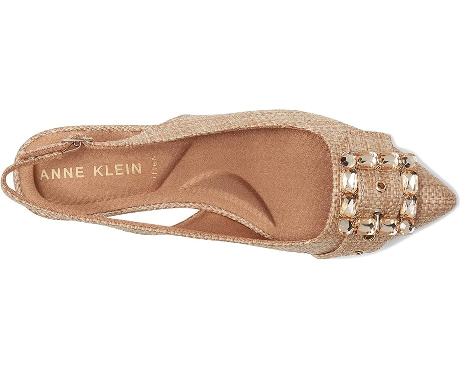 Туфли на плоской подошве Anne Klein Kenni, цвет Natural Raffia — фото 2