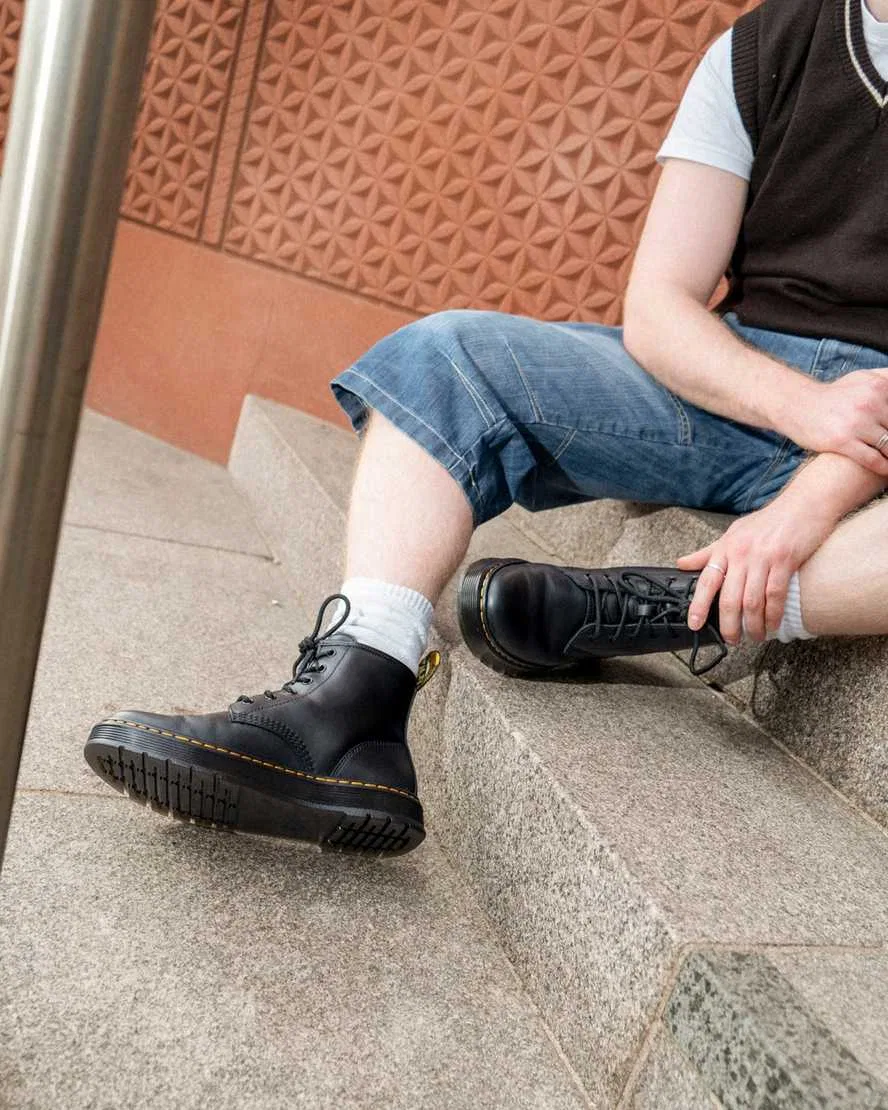 Кожаные повседневные ботинки-чукка Brookline Dr Martens, черный — фото 4