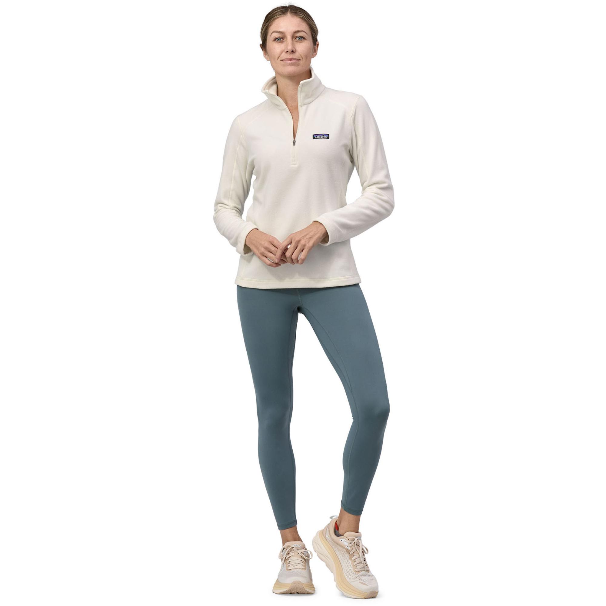 Женская флисовая куртка Micro D с молнией на четверть длины Patagonia, Birch White — фото 3