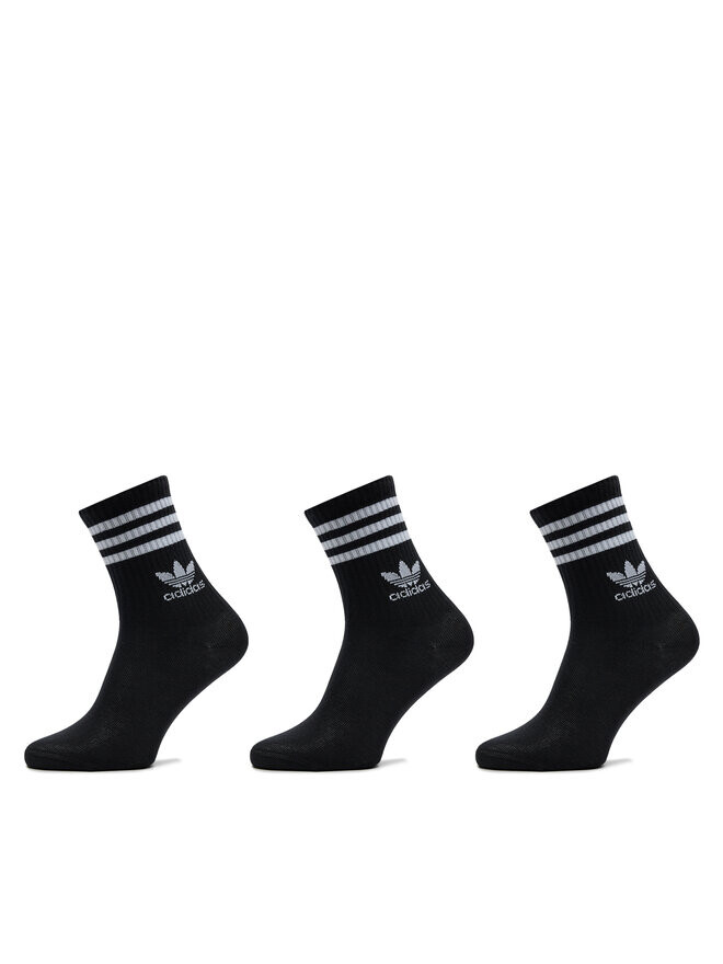 

3 пары длинных носков Adidas, черный