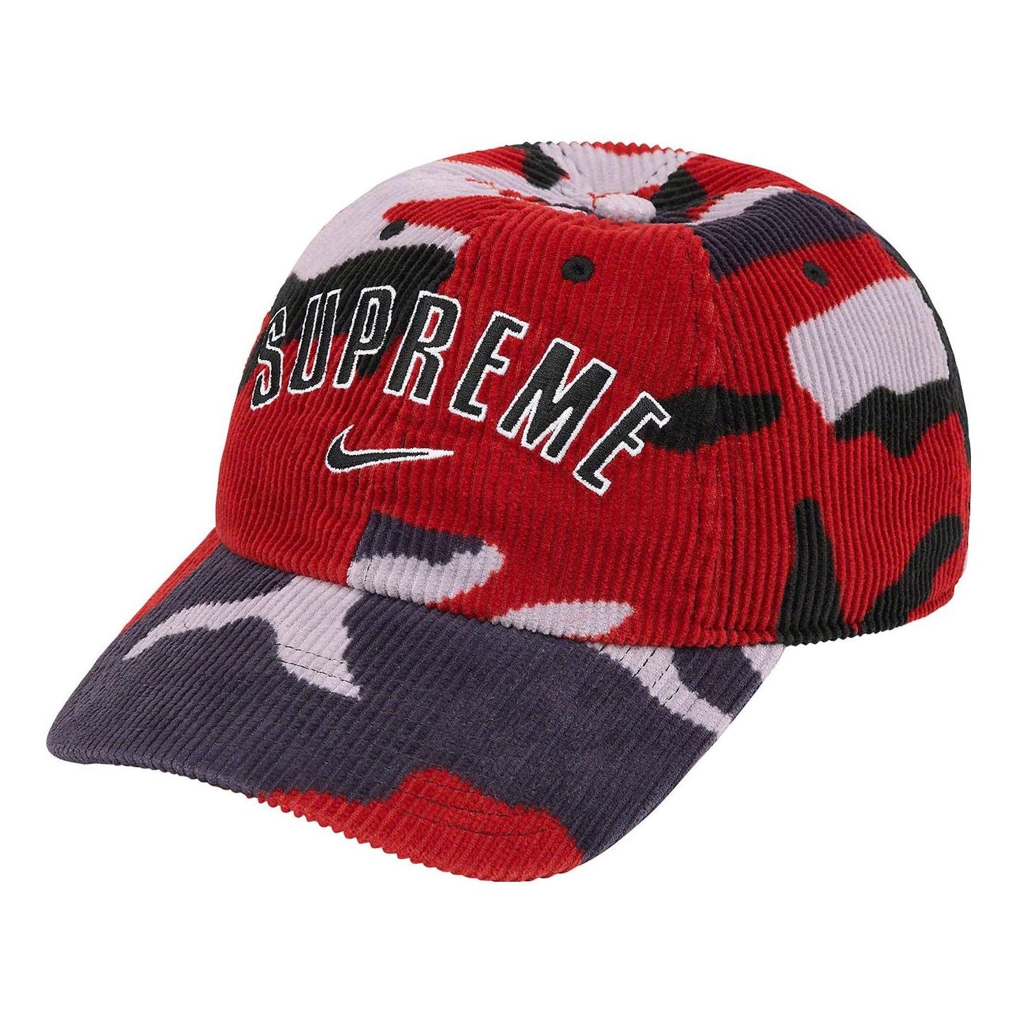 

Кепка Supreme x Nike Arc Corduroy 6-Panel Cap 'Red Camo'