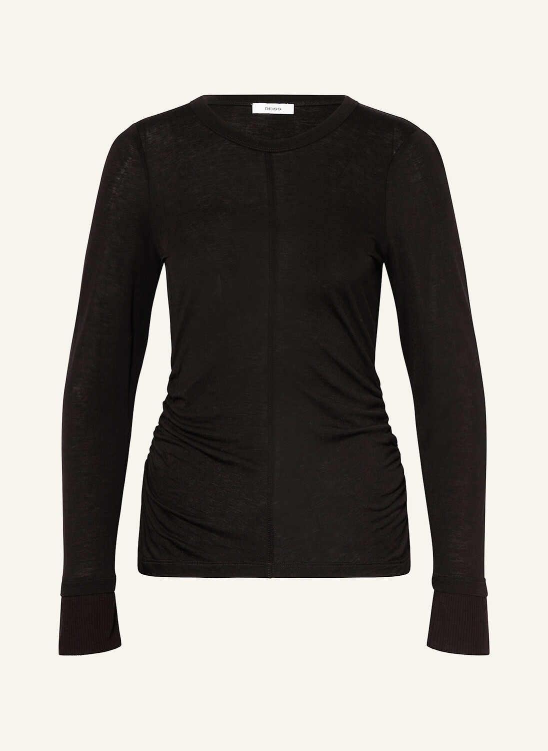 

Лонгслив сьерра REISS, черный