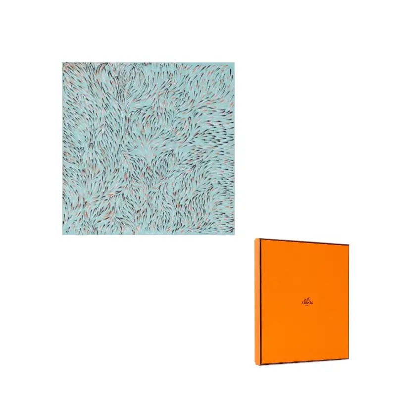 

HERMES Шёлковый шарф унисекс разноцветный, Multicolor