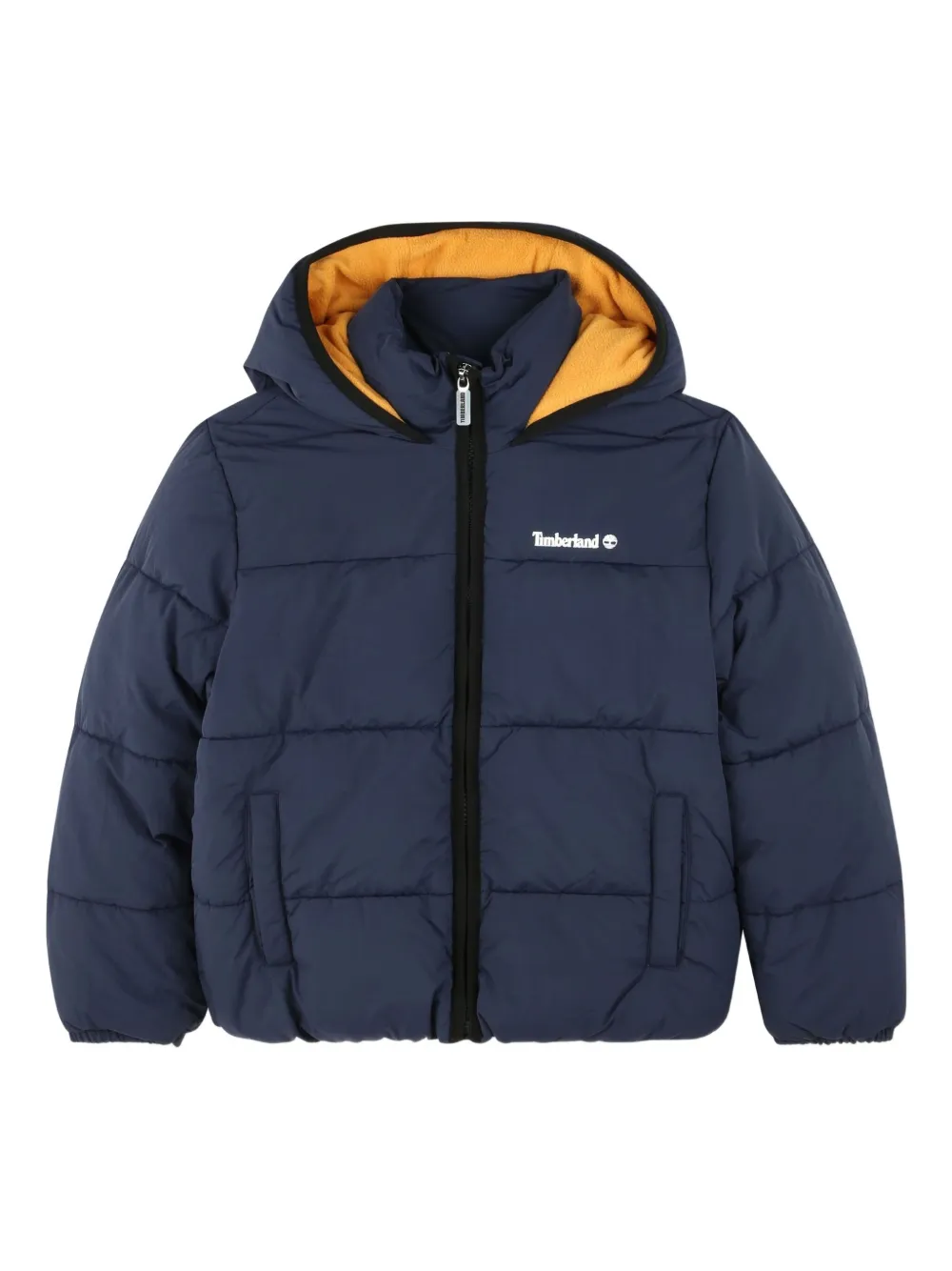 

Стеганая куртка с капюшоном Timberland Kids, синий