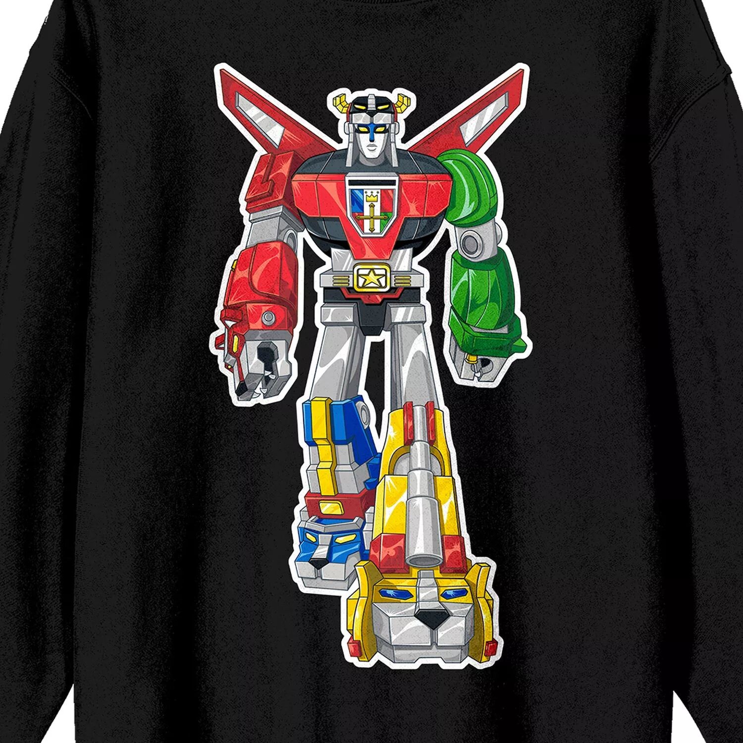 

Мужской пуловер с длинными рукавами и графическим рисунком Voltron Defender Licensed Character