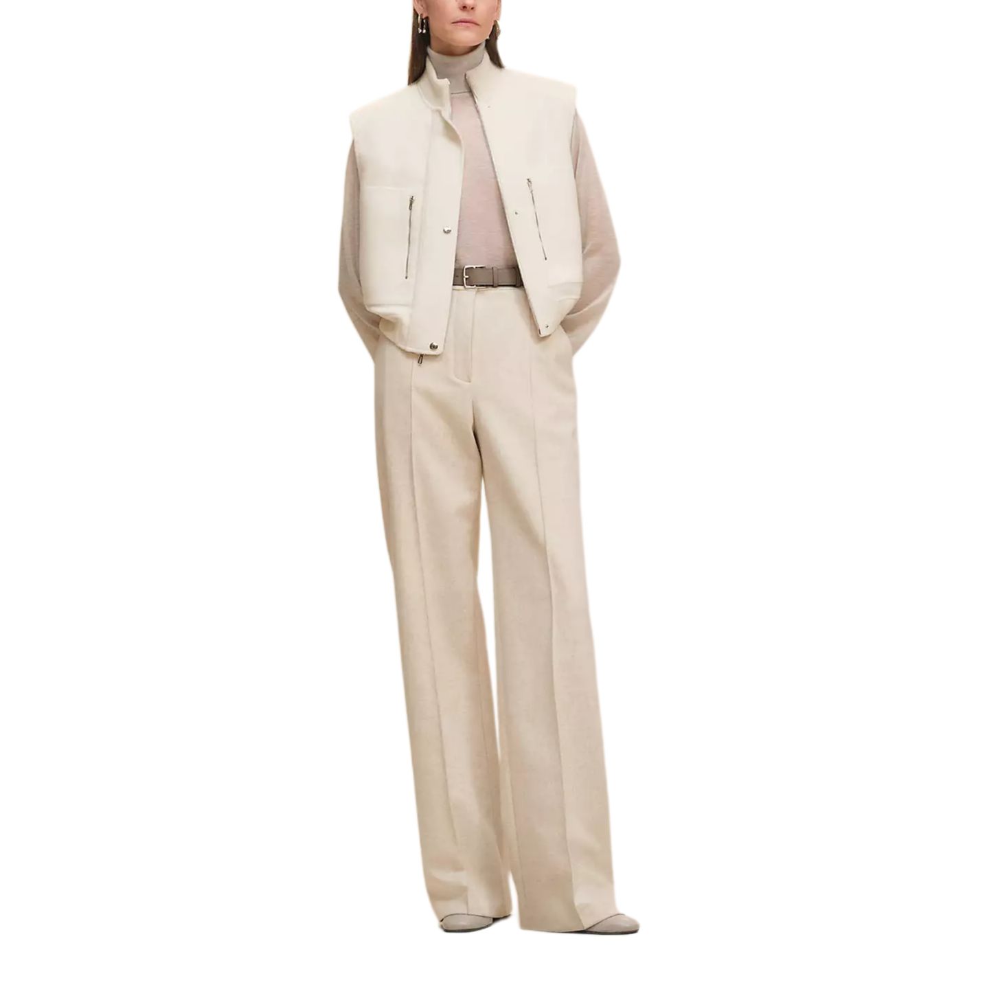 

HERMES Куртка женская белая, White