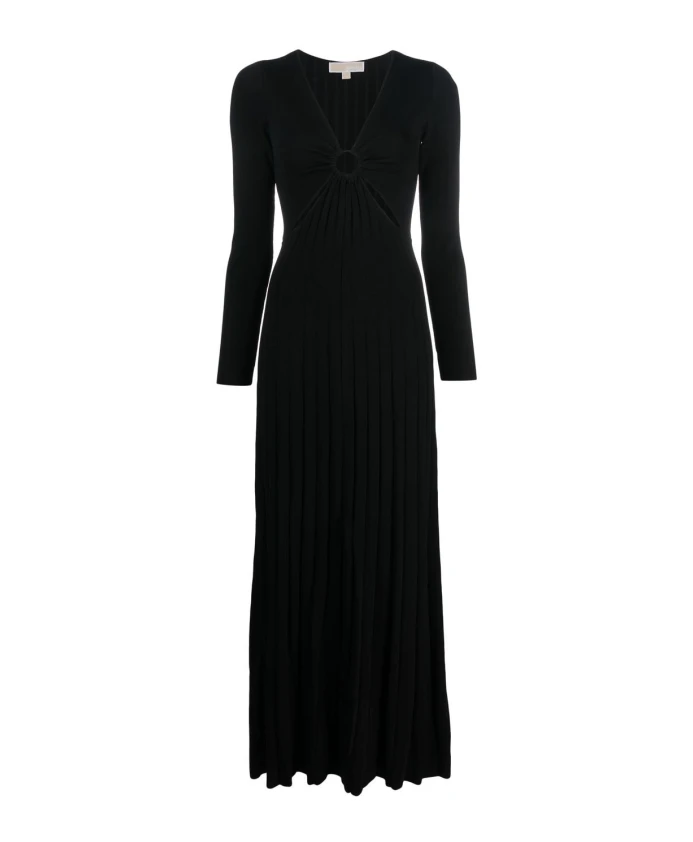 

Длинное платье с V-образным вырезом Michael Kors, черный