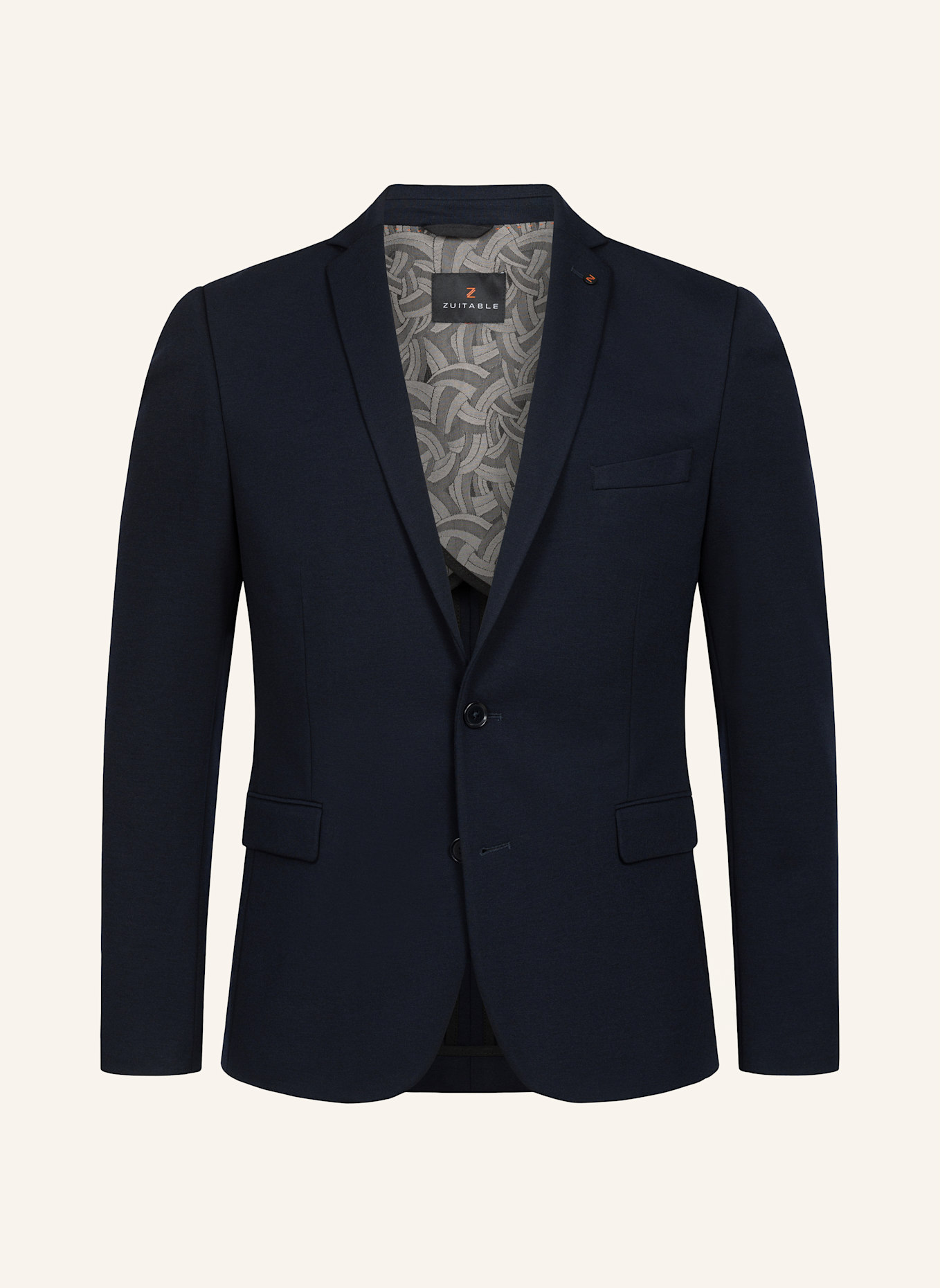 

Пиджак Dinorris slim fit из джерси Zuitable, синий