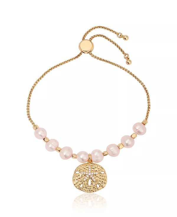 

Регулируемый браслет Sand Dollar Ettika, gold