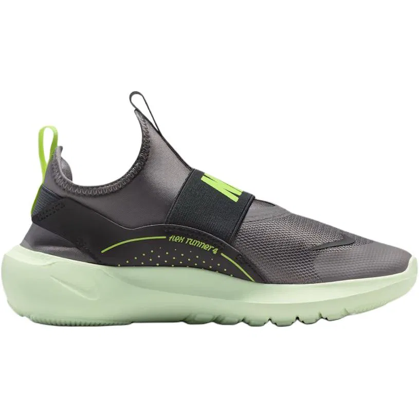 Кроссовки детские беговые Flex Runner 4 Support Rebound Low top Dark Gray Black Unisex Nike — фото 3