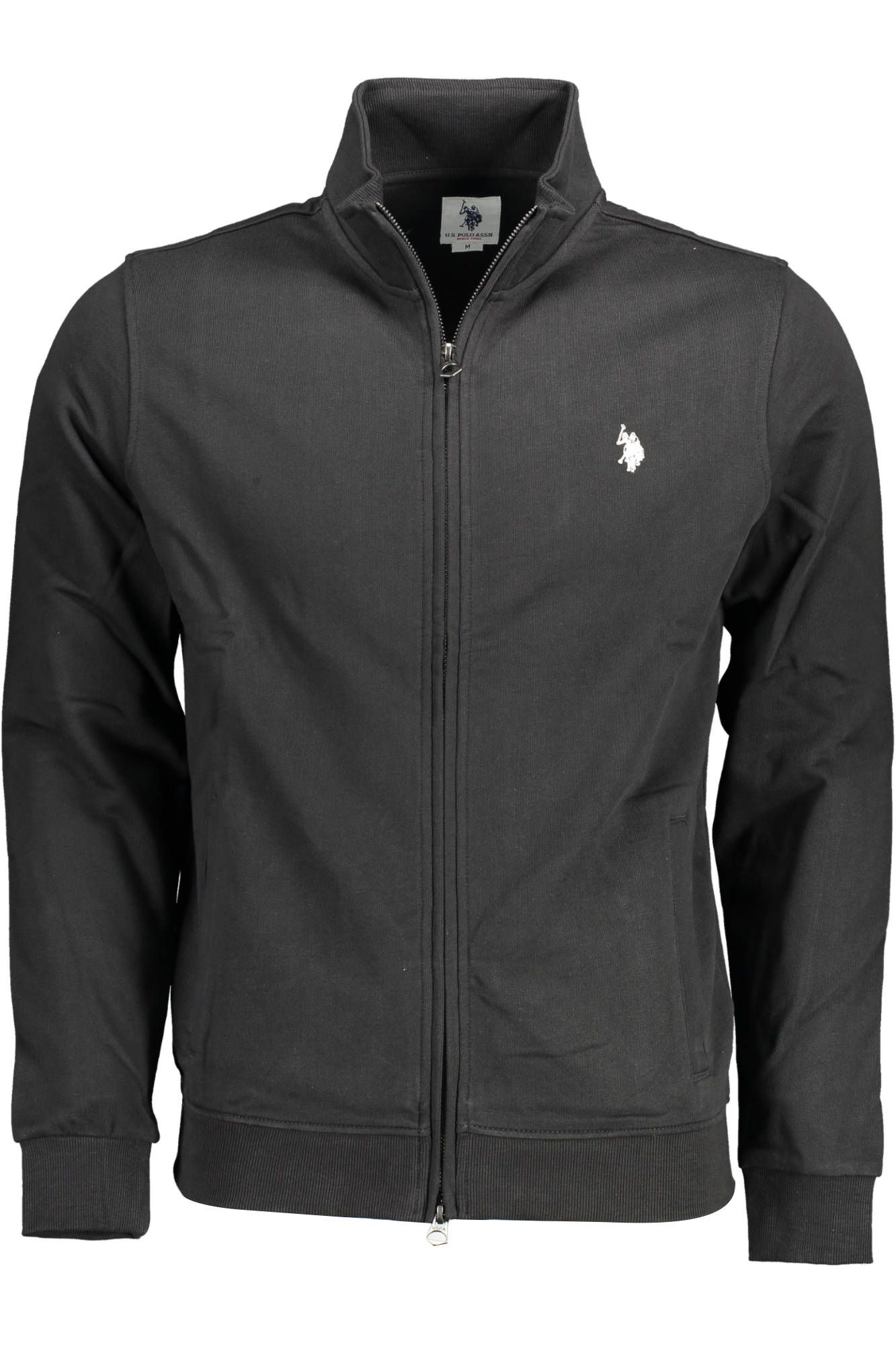 

Черный хлопковый мужской свитер U.S. Polo Assn.