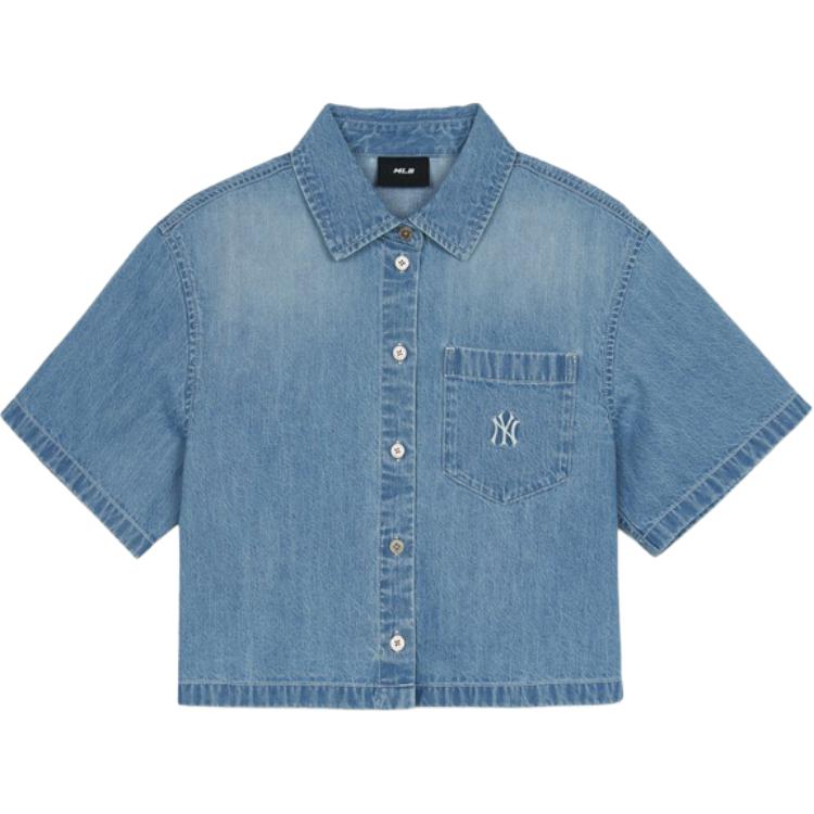 

MLB Синяя женская блузка