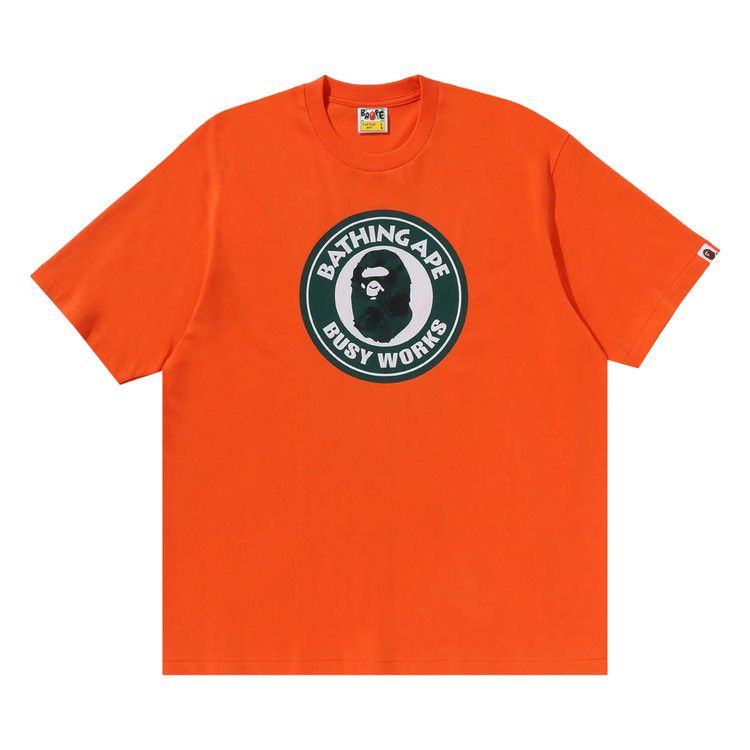 

Футболка BAPE Floral Solid Camo Busy Works Relaxed Fit Tee, Orange