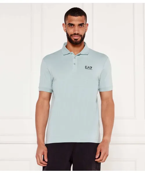 

Футболка поло Regular fit Ea7, зеленый