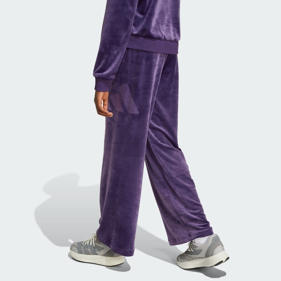 Свободные спортивные брюки ADIDAS SPORTSWEAR Seasonal Essentials, баклажановый — фото 3