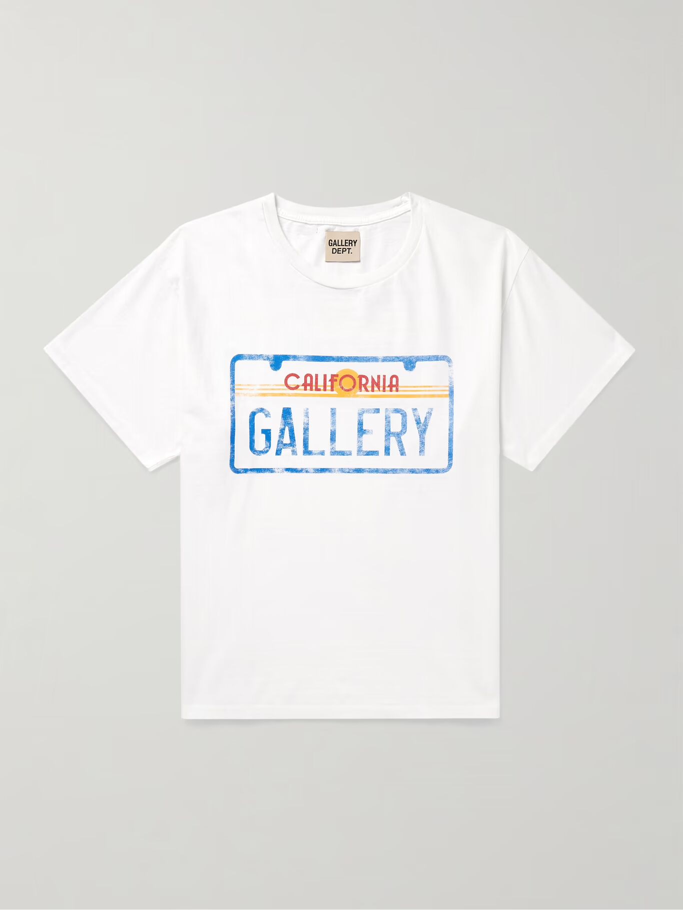 

Футболка из хлопкового джерси с логотипом GALLERY DEPT., белый