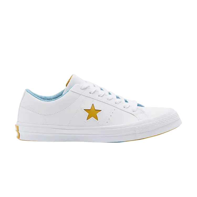 

Кроссовки Converse One Star Ox 'White Mineral Yellow', желтый, Желтый;серый, Кроссовки Converse One Star Ox 'White Mineral Yellow', желтый