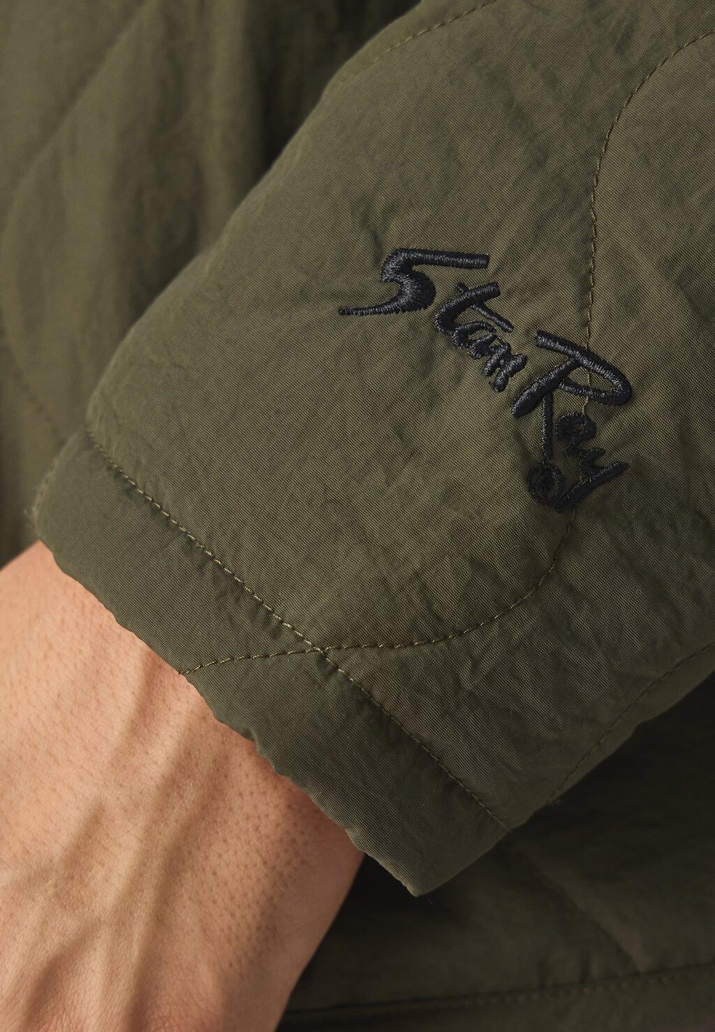 

Легкая куртка QUILTED LINER JACKET UNISEX Stan Ray, оливковый
