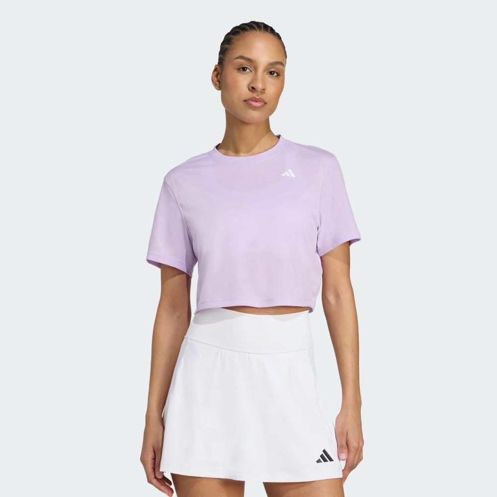 

Спортивная футболка Adidas Train Essentials Boxy Workout Tee, цвет Powder Plum