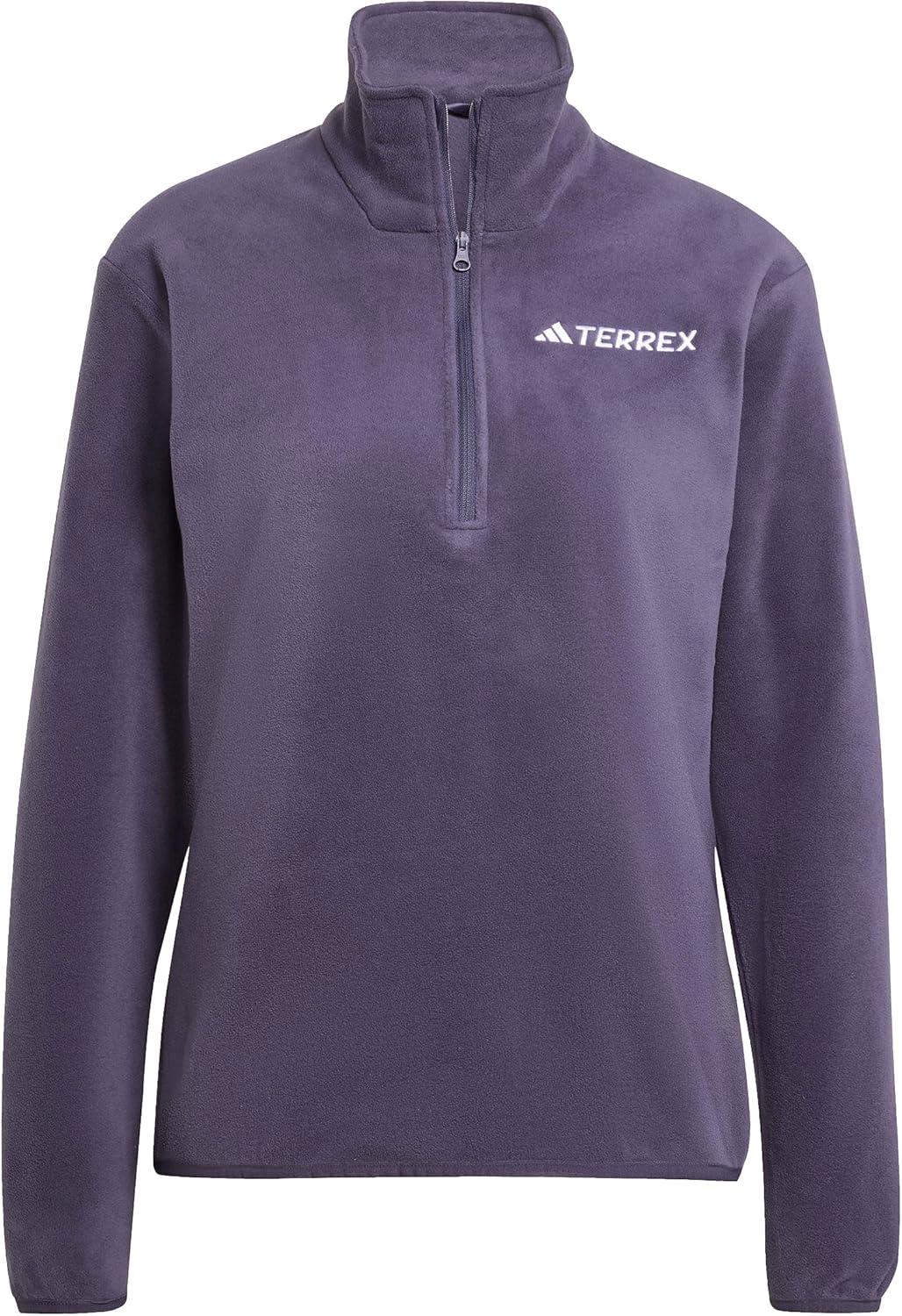 Женская флисовая куртка Adidas Essentials для активного отдыха, фиолетовый — фото 2