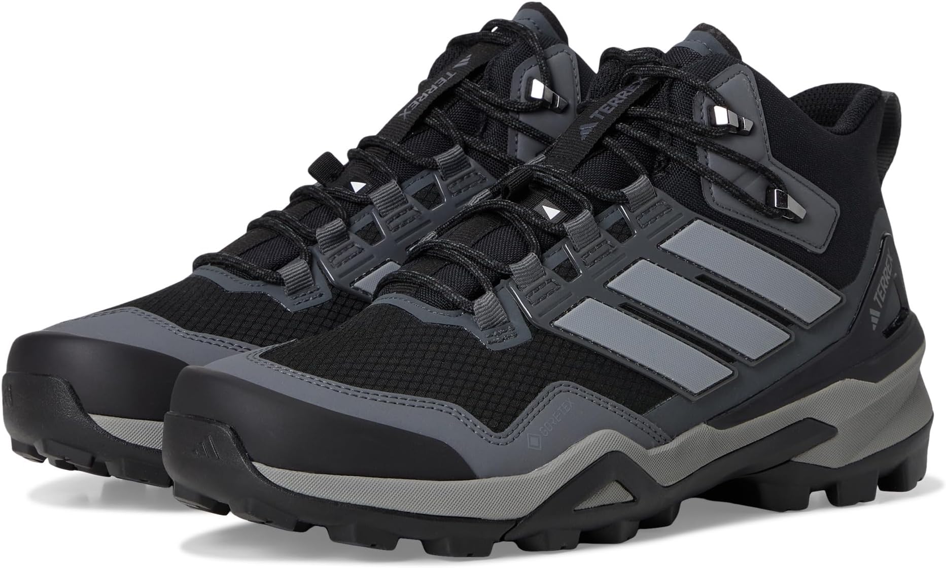 

Походная обувь adidas Outdoor Women's Terrex Skychaser GORE-TEX Mid Top Hiking Shoes, Black/Grey/Grey