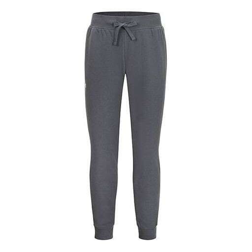 

Брюки rival cotton joggers 'pitch grey' Under Armour, серый