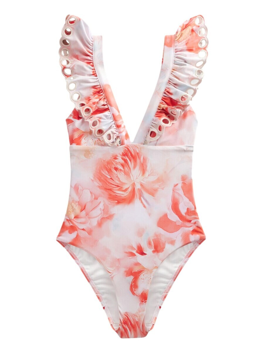 

Утягивающий купальник Next Triangle Shaping Swimsuit, белый